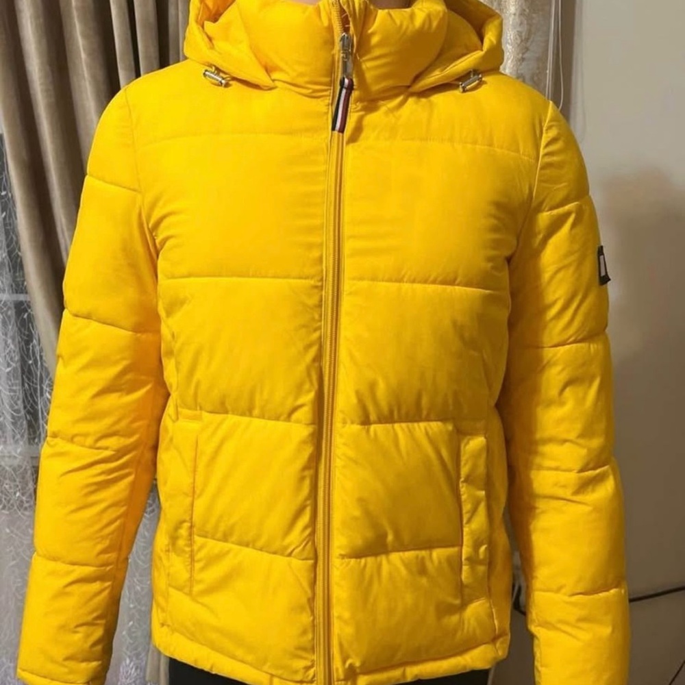 Tommy Hilfiger Yellow Puffer Jacket